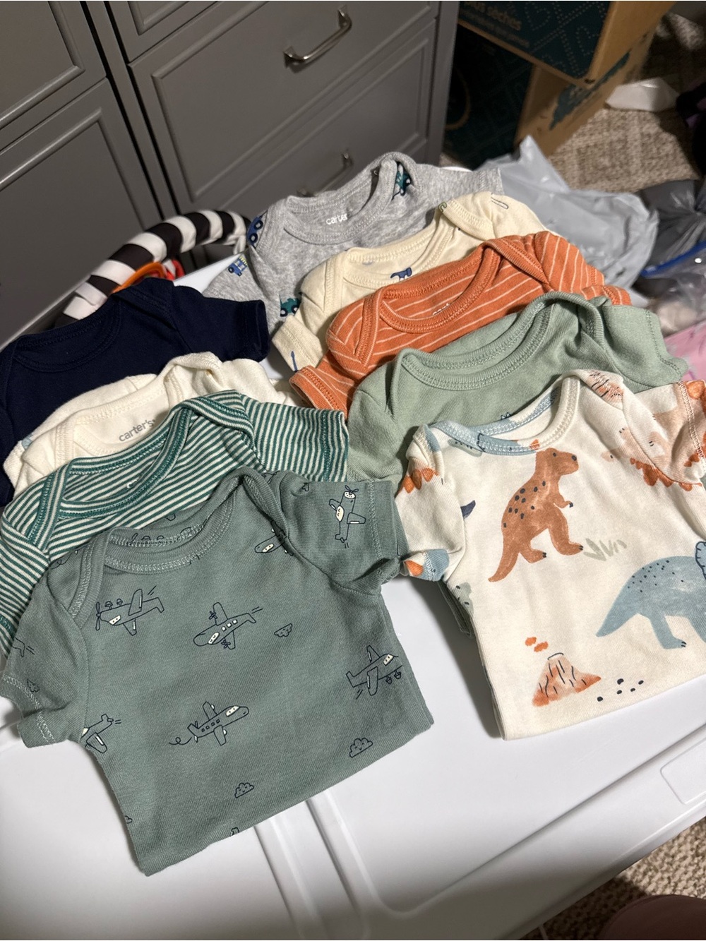 Carters boy bodysuit BUNDLE